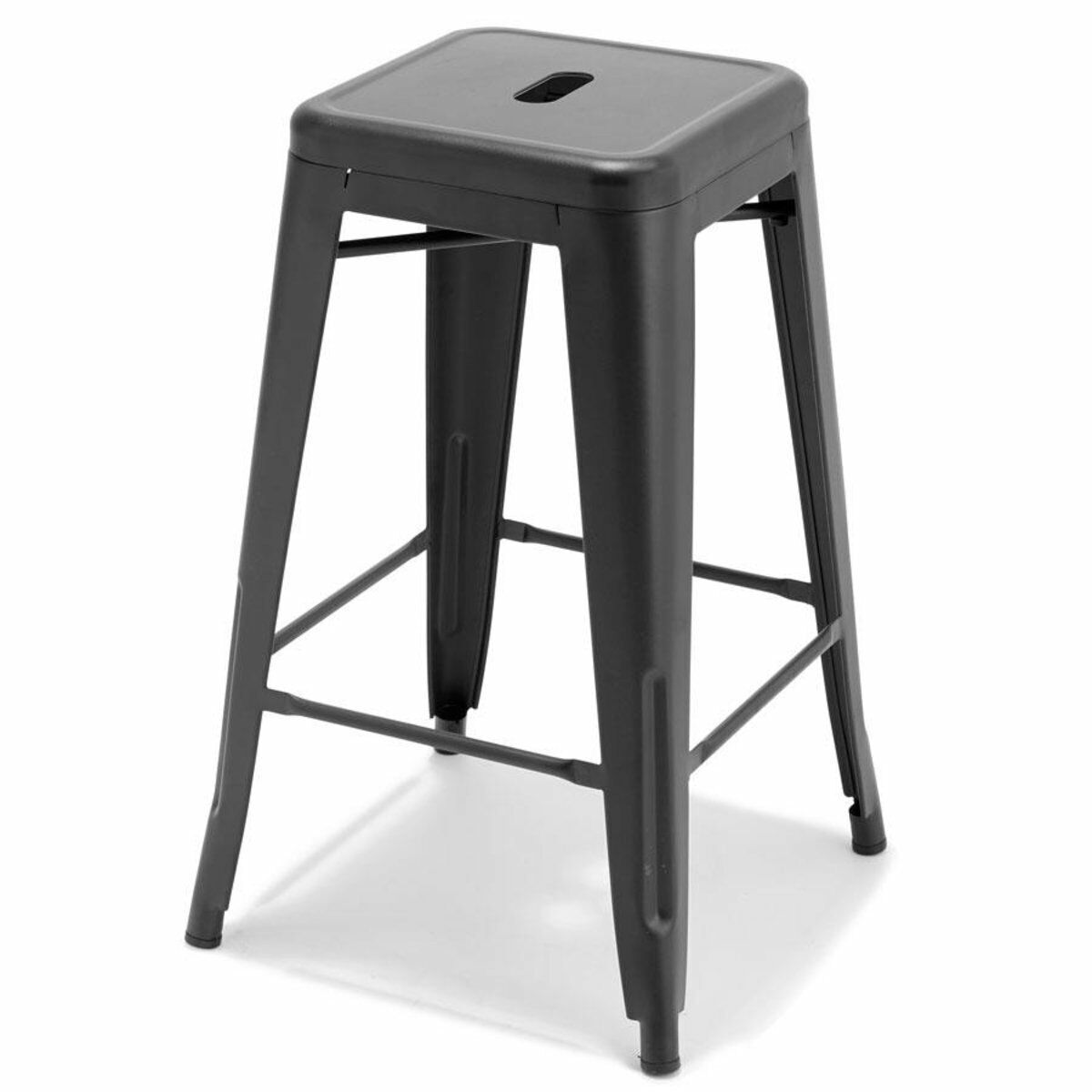 66cm Replica Tolix Metal Cafe Bar Stool Stackable Backless Stools Dining Chairs - Picture 24 of 209