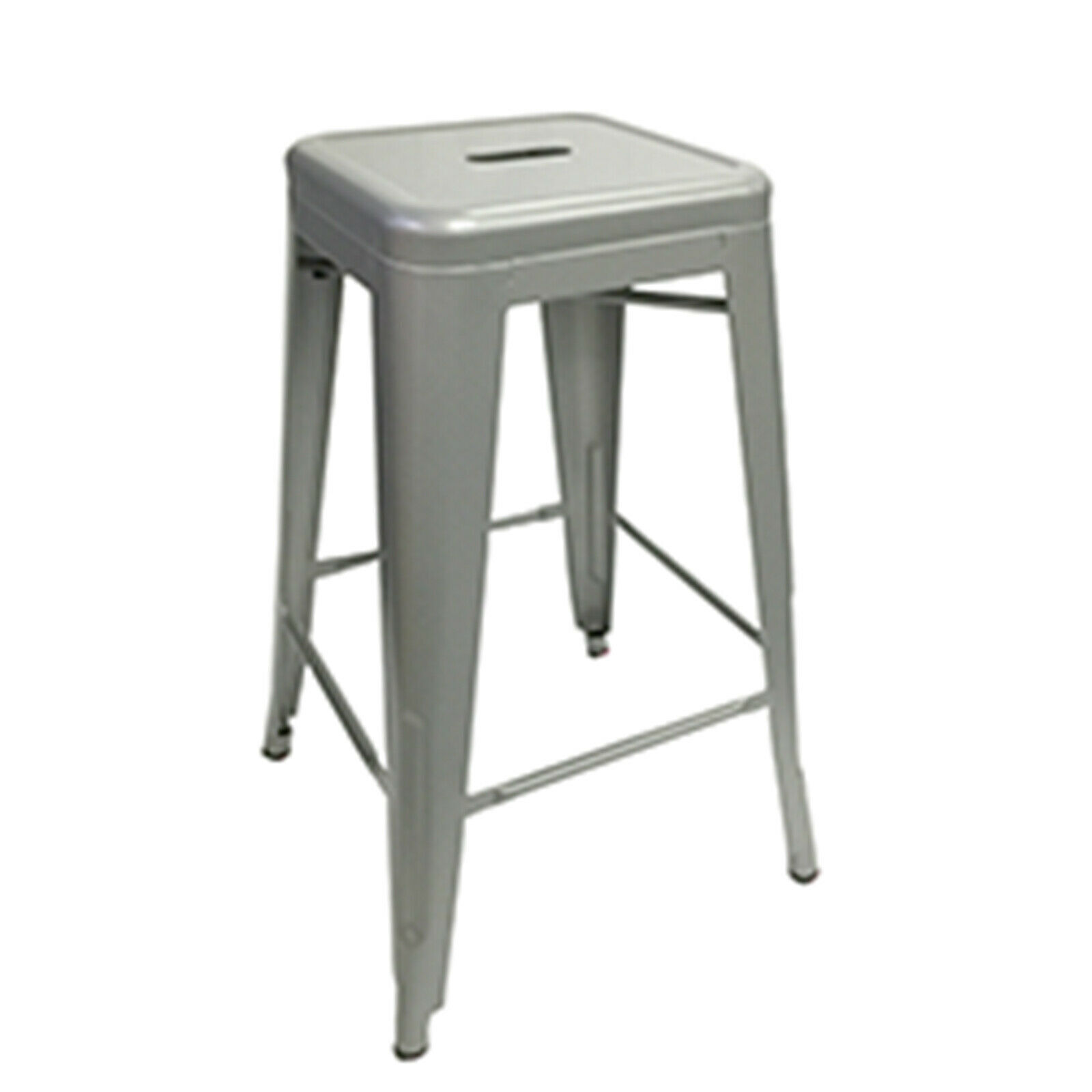 66cm Replica Tolix Metal Cafe Bar Stool Stackable Backless Stools Dining Chairs - Picture 145 of 209
