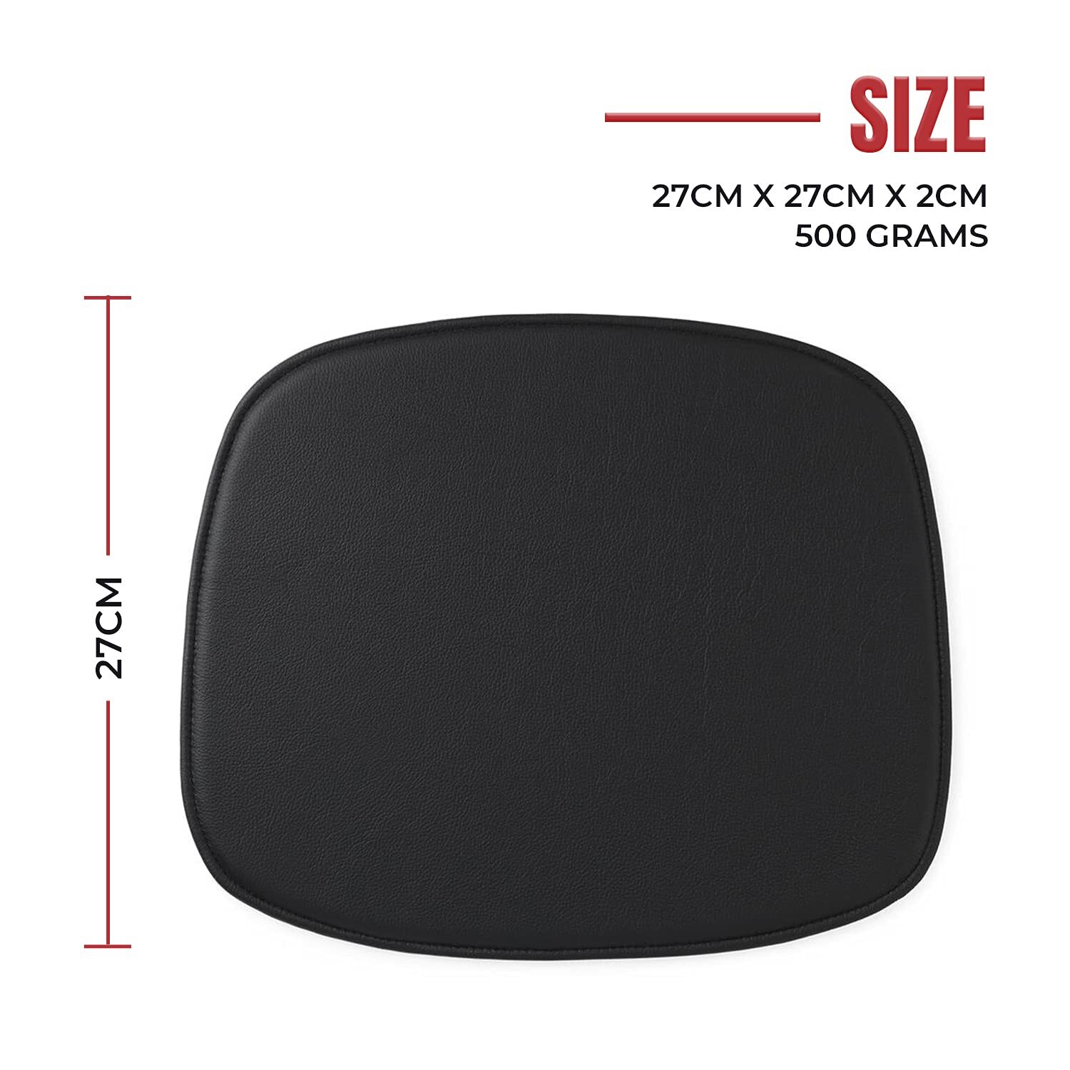 Tolix Stool Magnetic Cushion Pad Removable Faux Leather Pads Stool Cover - Picture 17 of 37