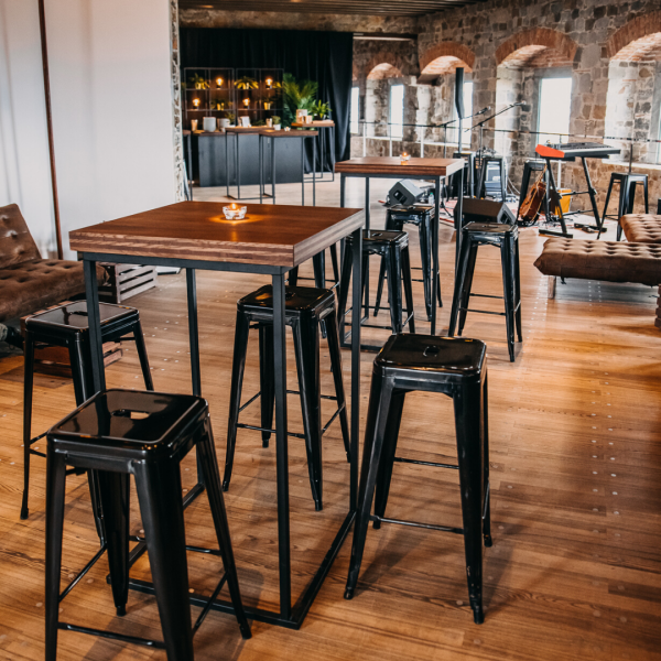 66cm Replica Tolix Metal Cafe Bar Stool Stackable Backless Stools Dining Chairs - Picture 16 of 209