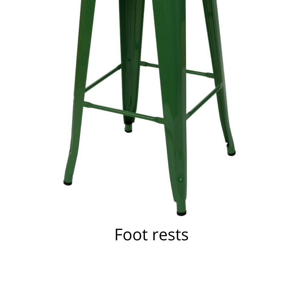 66cm Replica Tolix Metal Cafe Bar Stool Stackable Backless Stools Dining Chairs - Picture 93 of 209