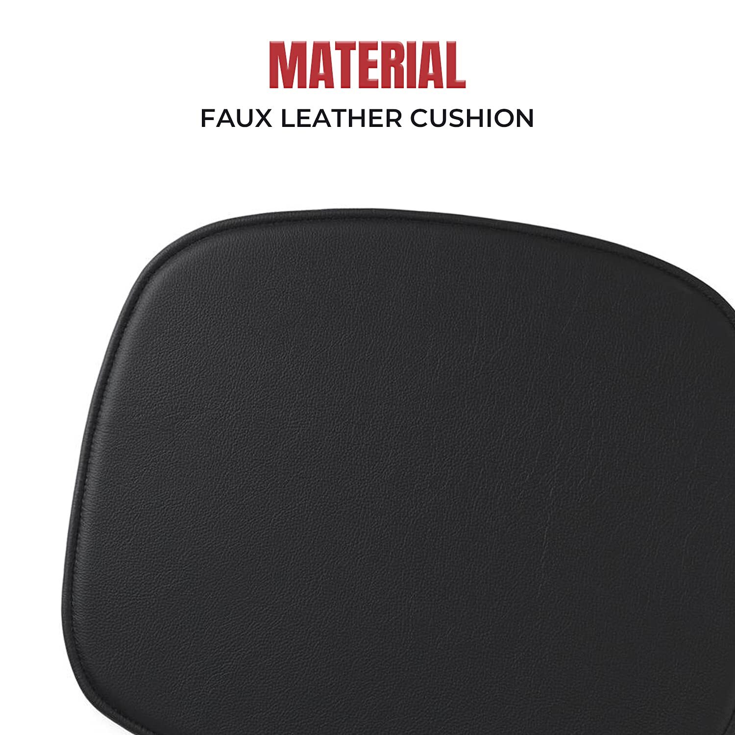 Tolix Stool Magnetic Cushion Pad Removable Faux Leather Pads Stool Cover - Picture 18 of 37
