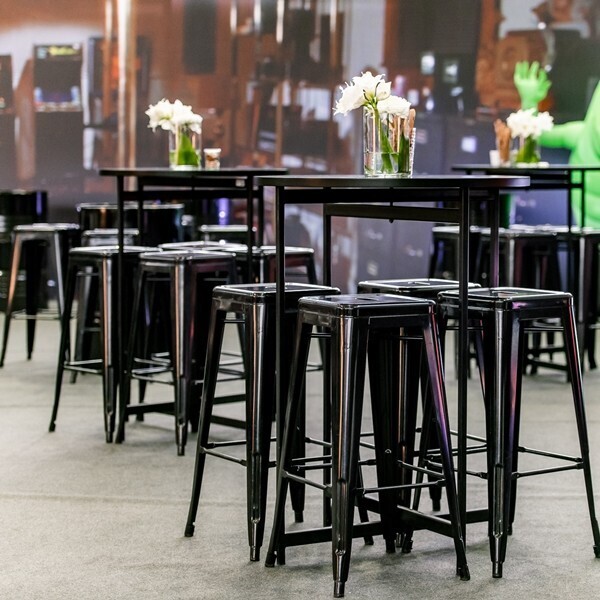 66cm Replica Tolix Metal Cafe Bar Stool Stackable Backless Stools Dining Chairs - Picture 17 of 209
