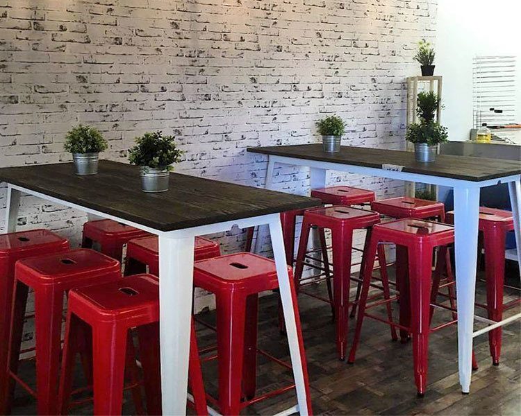 66cm Replica Tolix Metal Cafe Bar Stool Stackable Backless Stools Dining Chairs - Picture 141 of 209