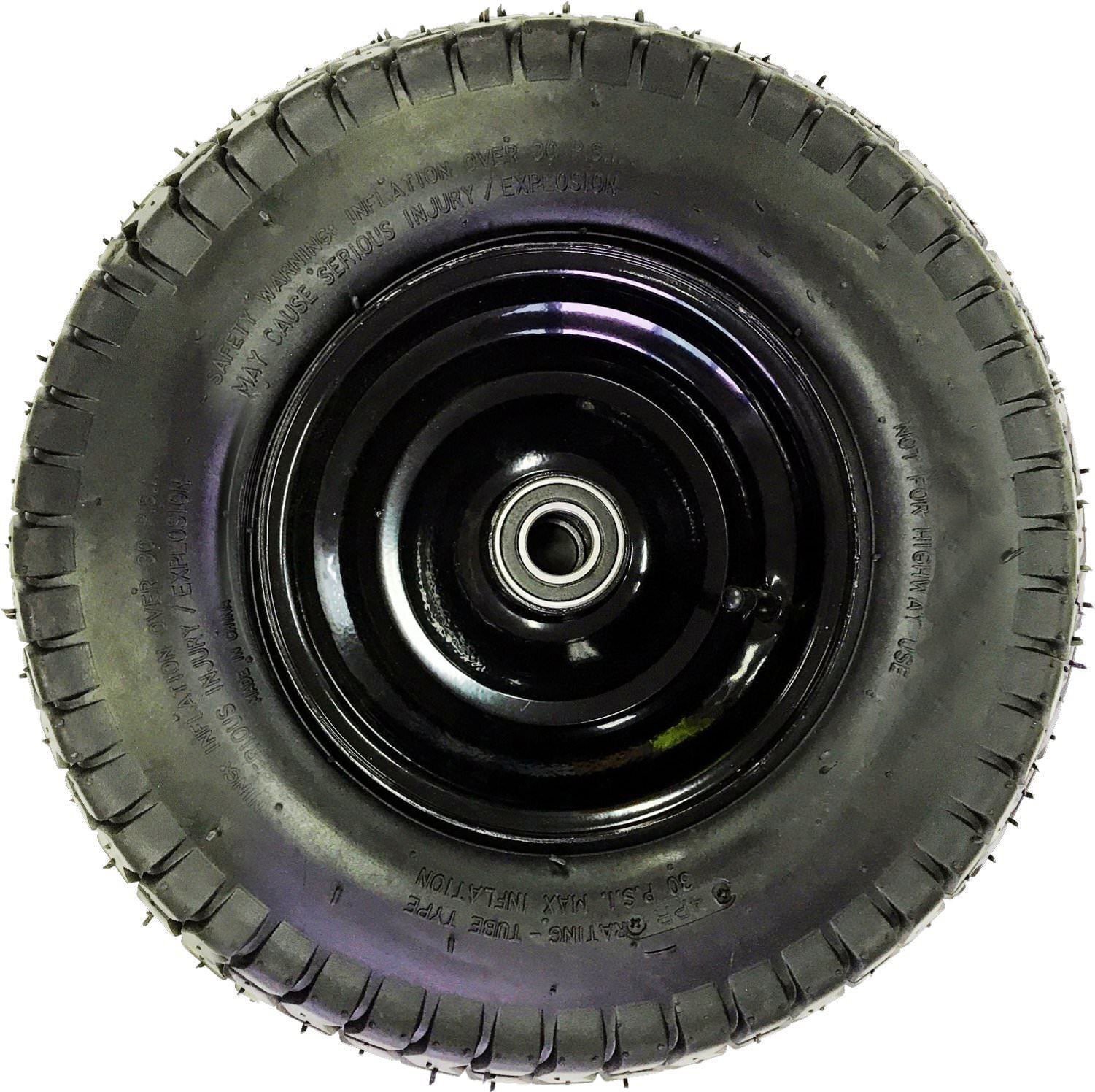 2 pieces 4.80/4.00-8, 400 mm wheelbarrow wheels wheel cart wheels tires
