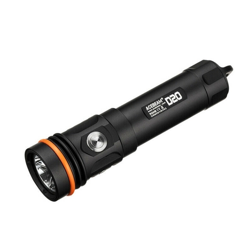 Acebeam D20 Diving Flashlight Rechargeable Super Bright LED Dive Light Torch Max Output 2700 lumens Portable and Durable Mini EDC Flashlight