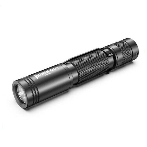Wuben EO1 Battery Powered Flashlight with 100 Lumens, Portable and Durable Mini EDC Flashlight, Tactical Flashlights for Camping, Hiking, Reading