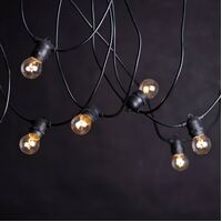 ‎Directly2U Festoon Lights Brightening Up Indoor and Outdoor for Weddings and Parties in Whites Globes (20m, 40m, 60m)