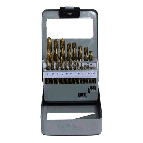 Directly 2U Drill Set With 21 Pcs Titanium Coated Drill Bits Are Made From Titanium Coated Hss (High Speed Steel)
