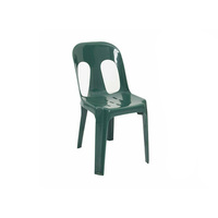CafePro Pipee Plastic Chair Stackable Commercial Dining Party Events Seat Chairs Green