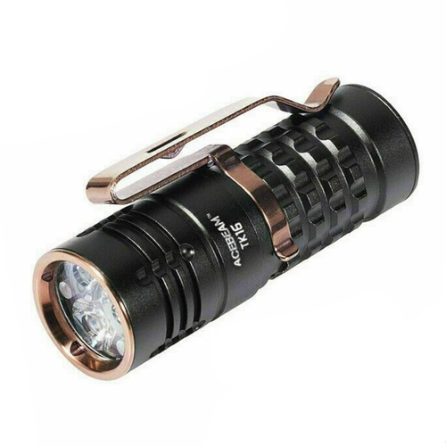 AceBeam TK16 Flashlight Mini Small Tactical Super Bright LED Light Battery Torch, Portable and Durable Mini EDC Flashlight, Tactical Flashlights