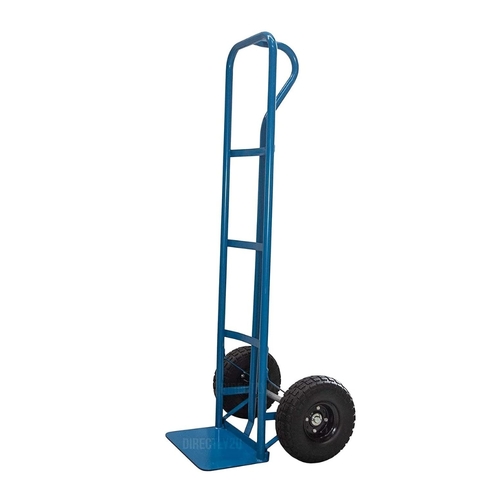 p-handle-trolley (TR100) 2 Wheel Hand Truck (Blue) Is a STD Light Duty Frame Handle, Lightweight Trolley Cart for Transportation of Magazine Cartons
