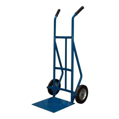 Directly2U 2 Wheel Hand Truck with Vertical Loop Handle, Lightweight Trolley Cart for Transportation of Magazine Cartons, Paper and Plant Pots