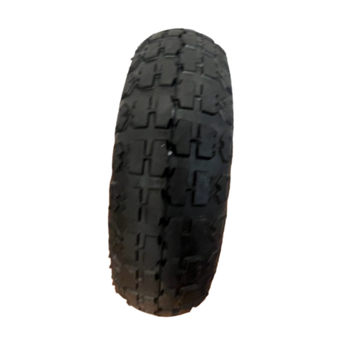 Pneumatic Wheel Utility Cart Tire Rubber Steel Rim Wheels 10" 4.10/3.50 (16MM)